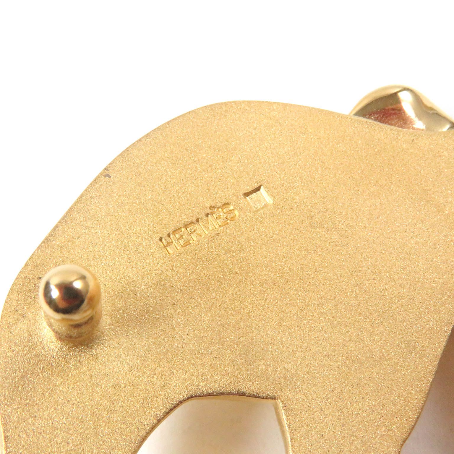 極美品□HERMES エルメス エレファント ゾウ アニマルモチーフ  