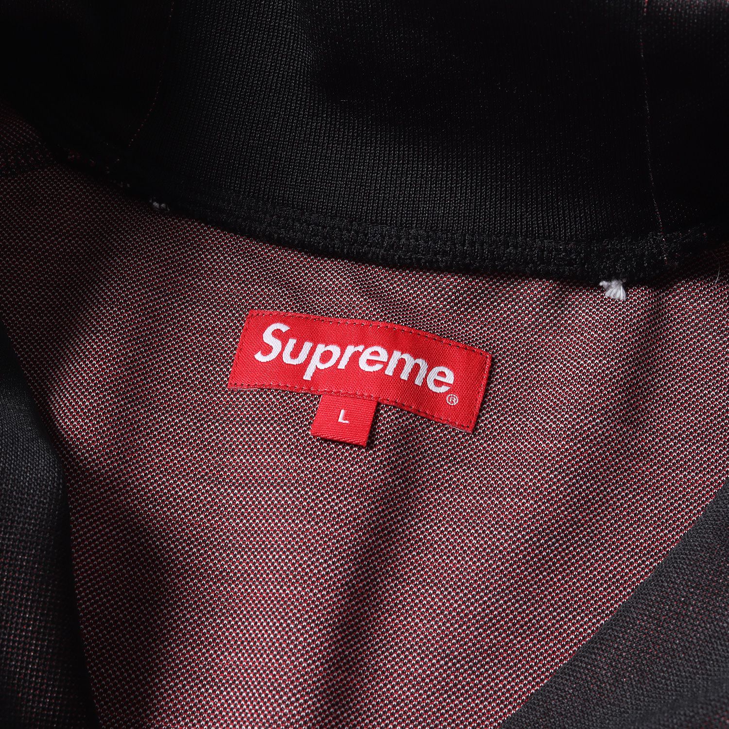 美品 Supreme シュプリーム 22AW ブラック L ジャガード ロゴ