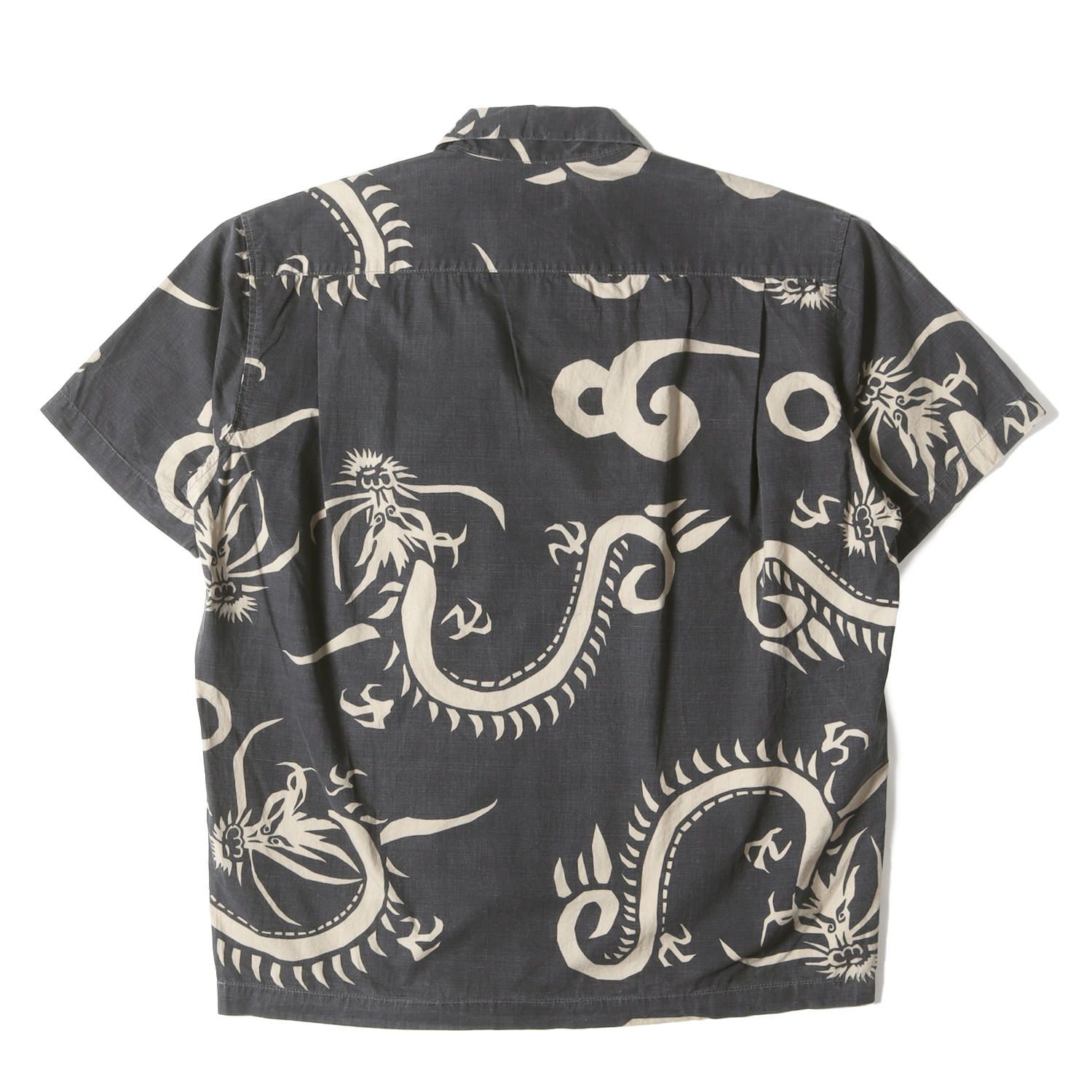 STUSSY ステューシー シャツ サイズ:M / 00s ドラゴン柄 コットン
