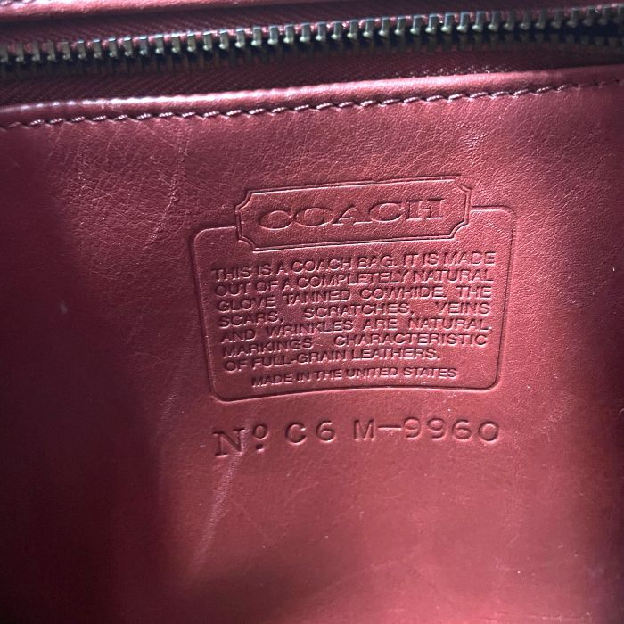 コーチ COACH リュック レザー オールドコーチ 9960 バックパック