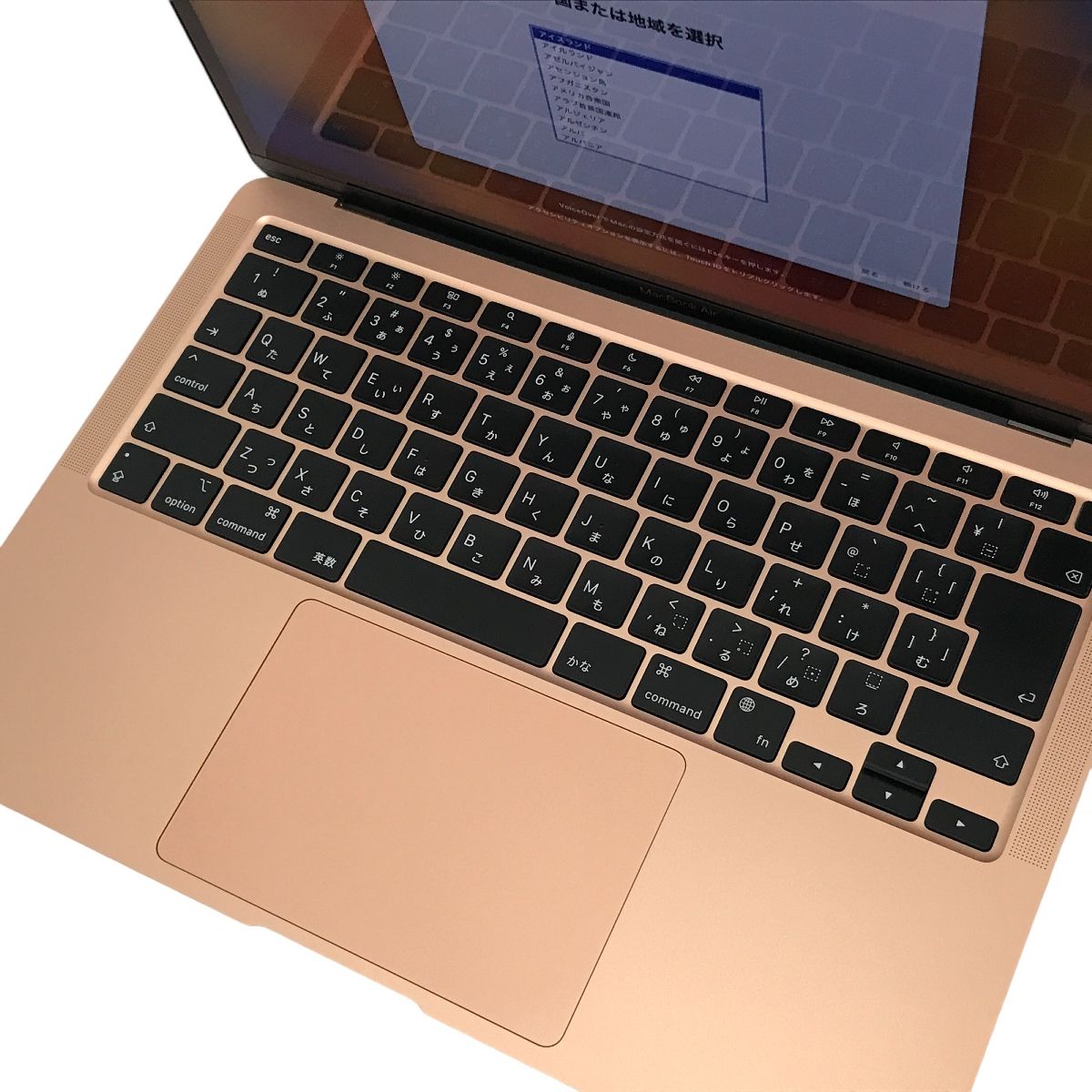 充放電回数14回】【動作保証】Apple MacBook Air M1 2020 8C 8GB SSD 256GB 7C ゴールド Ventura  中古 良好 T8755451 - メルカリ