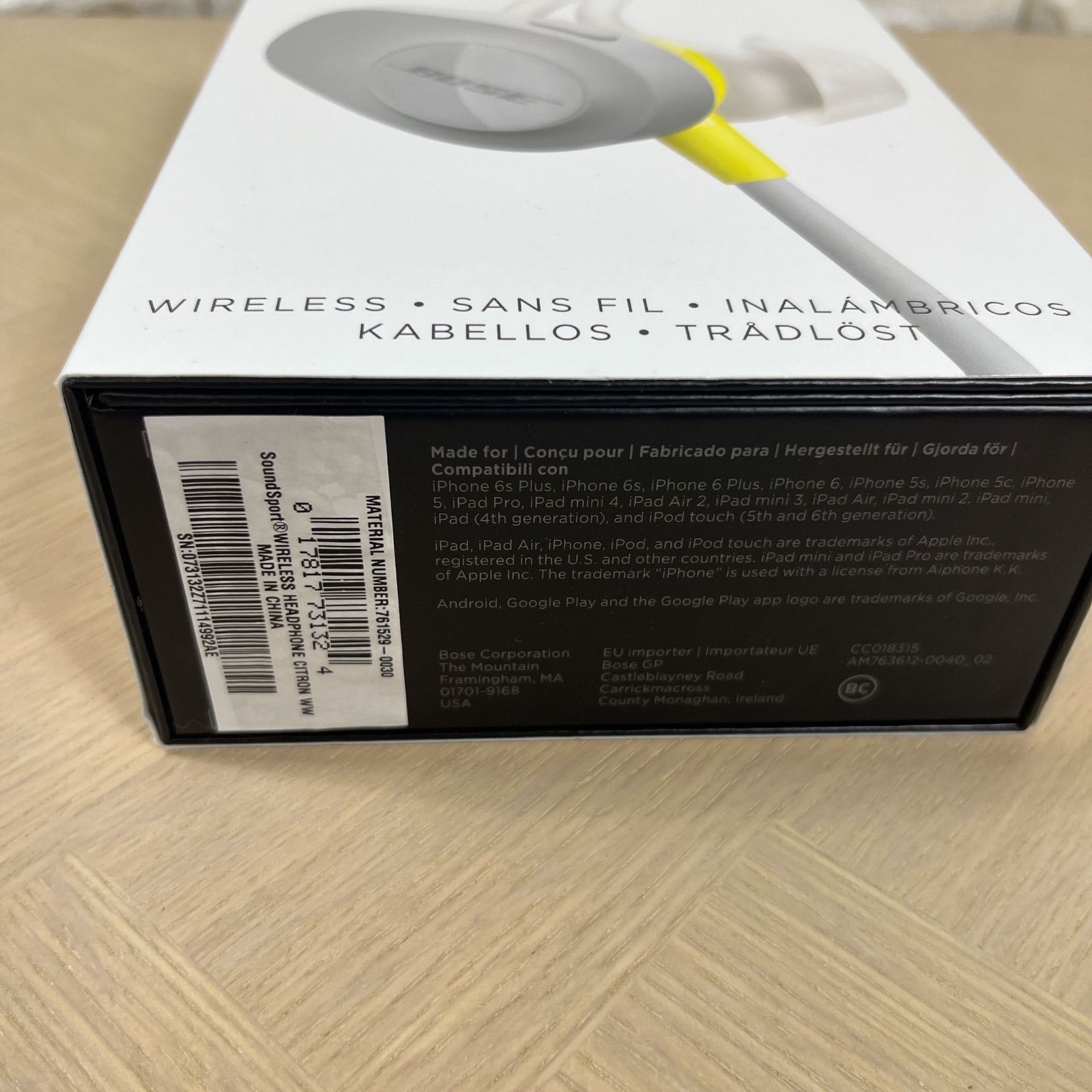 BOSE SoundSport Wireless イエロー ワイヤレスイヤホン 正規品 - メルカリ