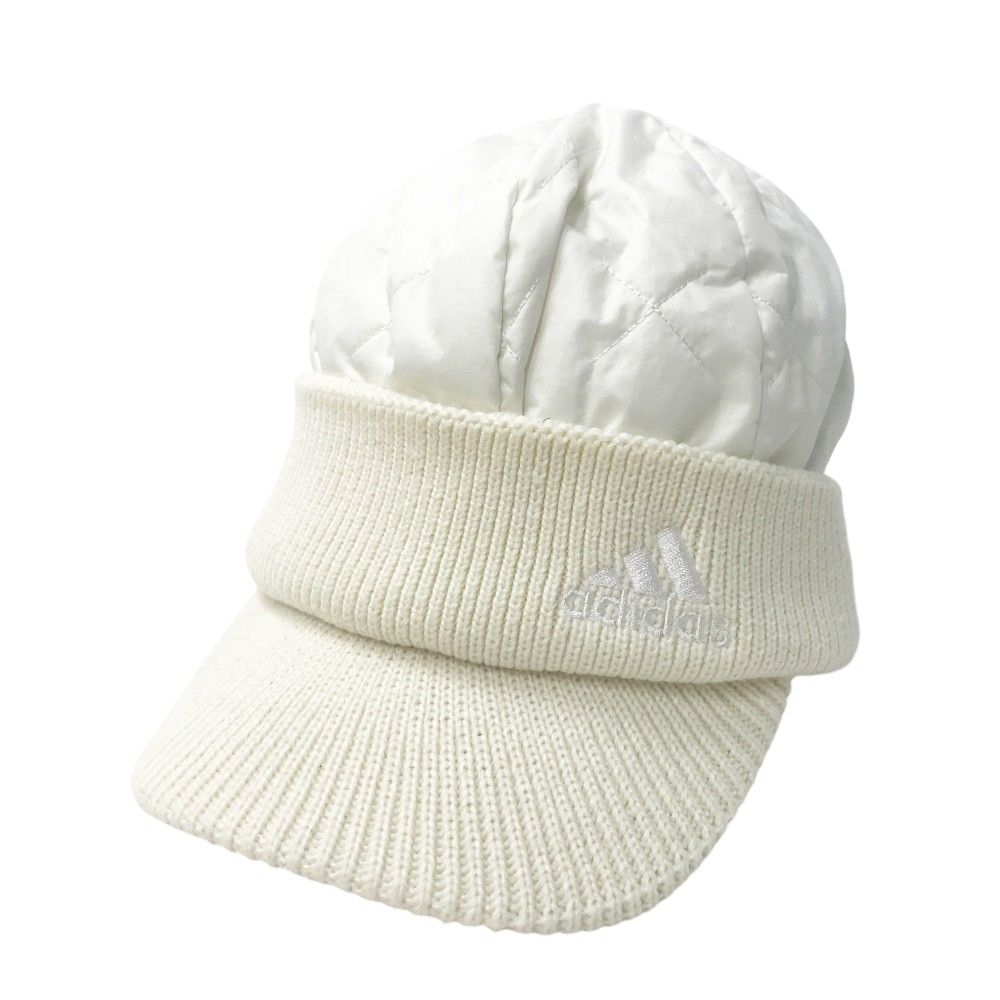 ADIDAS GOLF アディダスゴルフ GU8607 裏フリース 中綿ニットキャップ  ホワイト系 OSFW [240101284372] ゴルフウェア ストスト