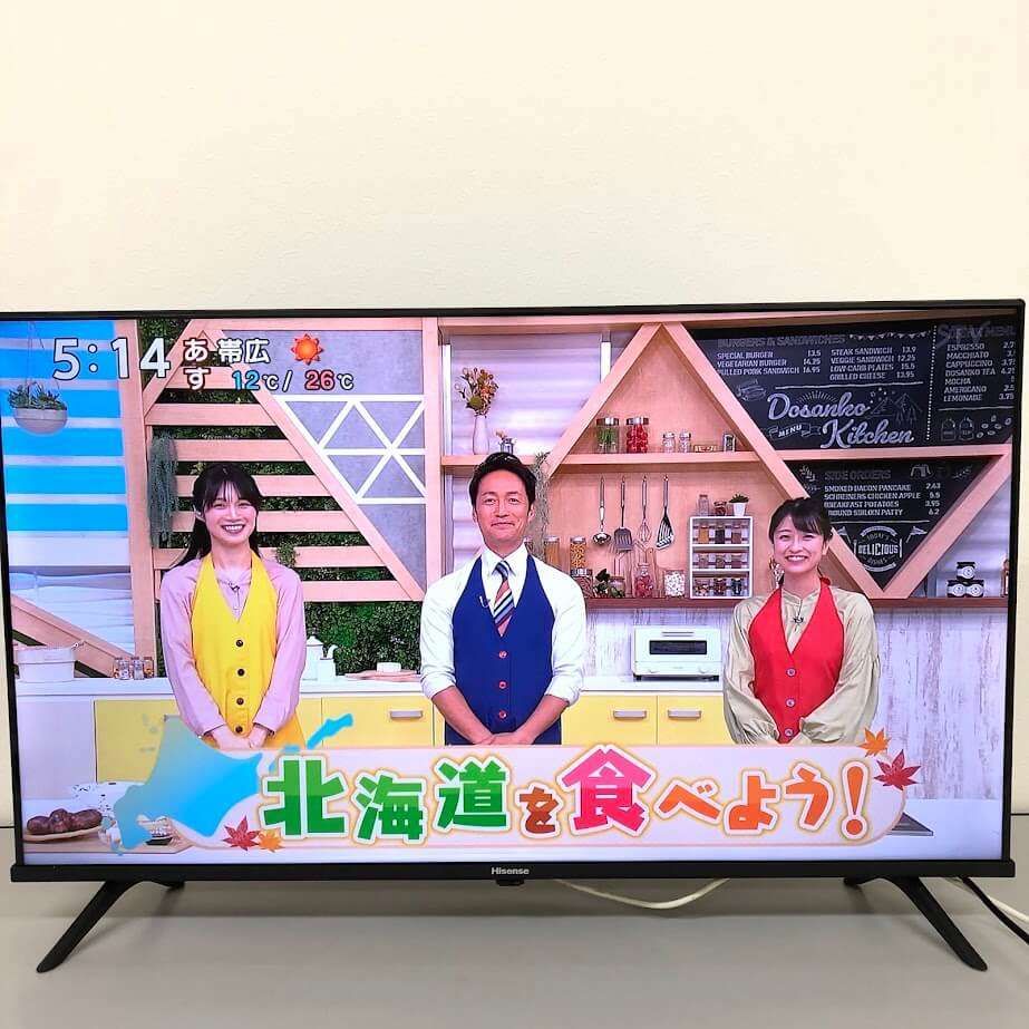 ss7932 ハイセンス 液晶テレビ 40インチ 40A4N ブラック リモコン付き Hisense 2チューナー TV 40V型 フルハイビジョン テレビ 黒 コンパクト 薄型 軽量 液晶テレビ