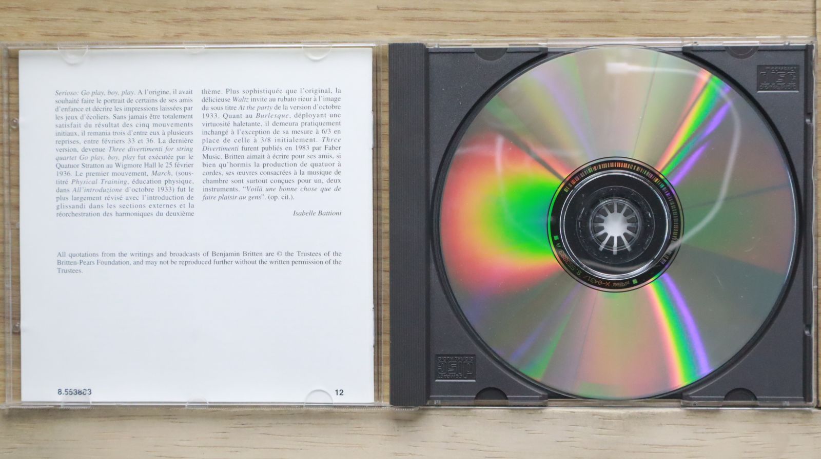 中古CD☆ベンジャミン・ブリテン/Benjamin Britten□ String