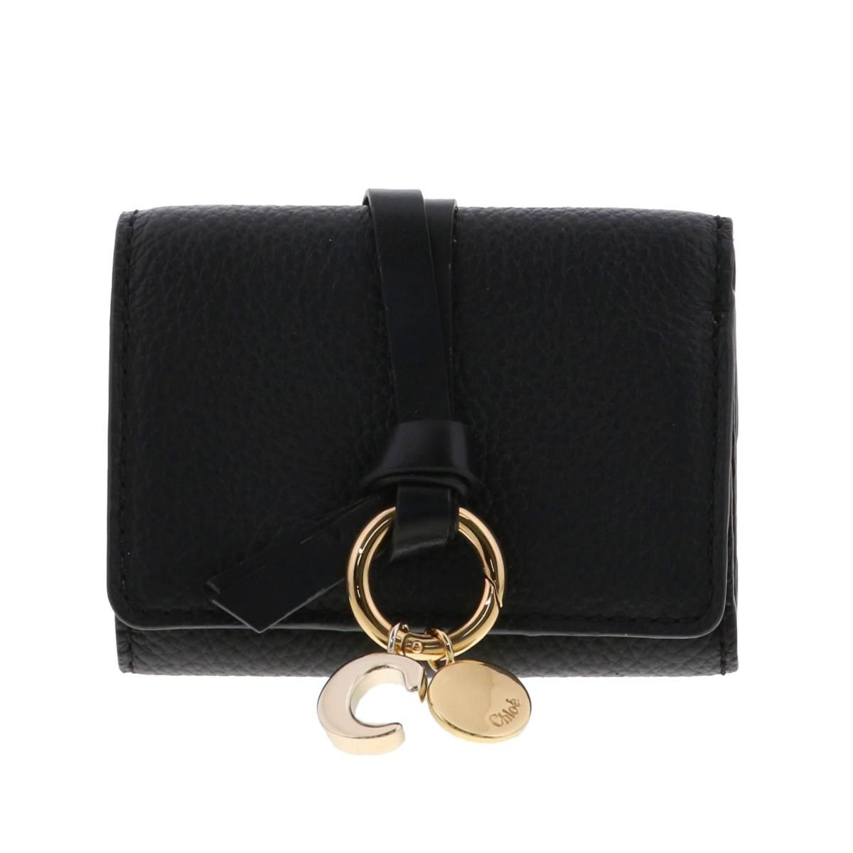 中古】 CHLOE （クロエ） ｱﾙﾌｧﾍﾞｯﾄ ﾐﾆ ﾄﾘﾌｫｰﾙﾄﾞ ｳｫﾚｯﾄ 財布 三つ折り  