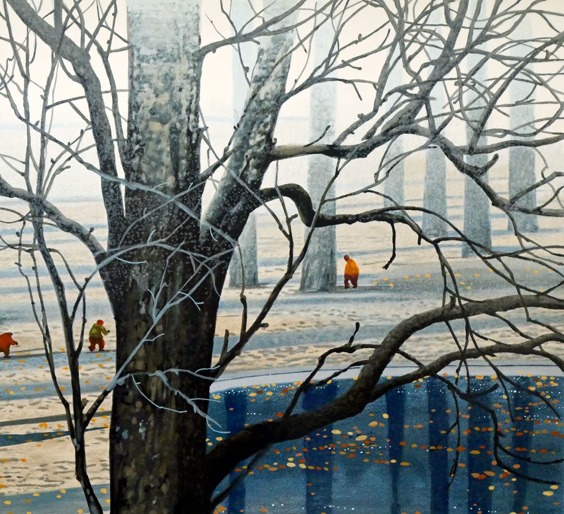 額装 シルクスクリーン ヒロ・ヤマガタ「プロポーズ」