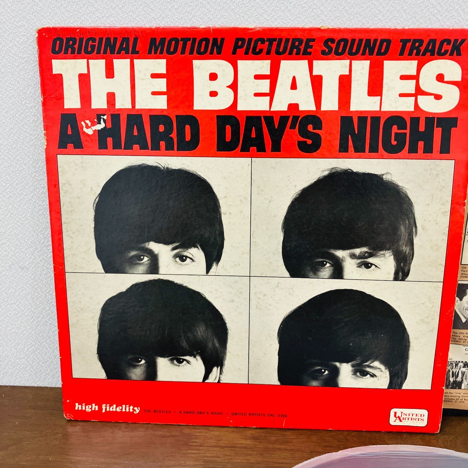 A【希少】LP レコード ビートルズ The Beatles A Hard Day's