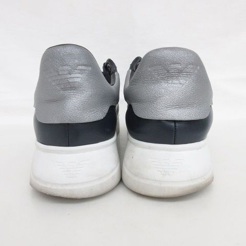 関税込◆EMPORIO ARMANI スニーカー レディース イーグルロゴ エンポリオ アルマーニ EMPORIO ARMANI 総柄 イーグル ロゴ