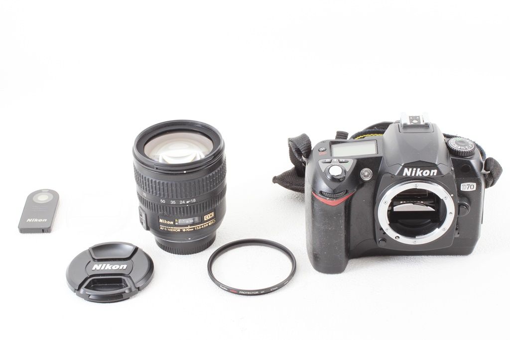 ジャンク Nikon ニコン D70 AF-S 18-70 610万画素 デジタル 一眼