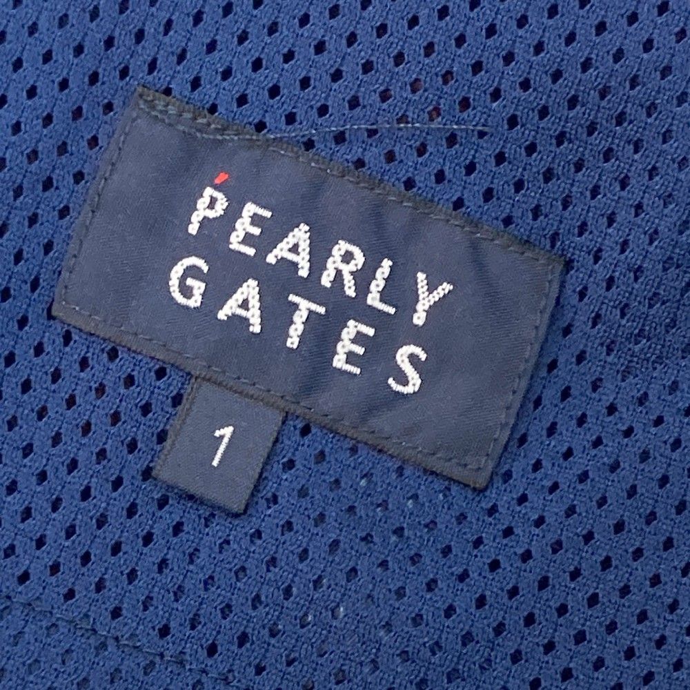 サイズ：1 PEARLY GATES パーリーゲイツ スカート ボーダー柄 ネイビー