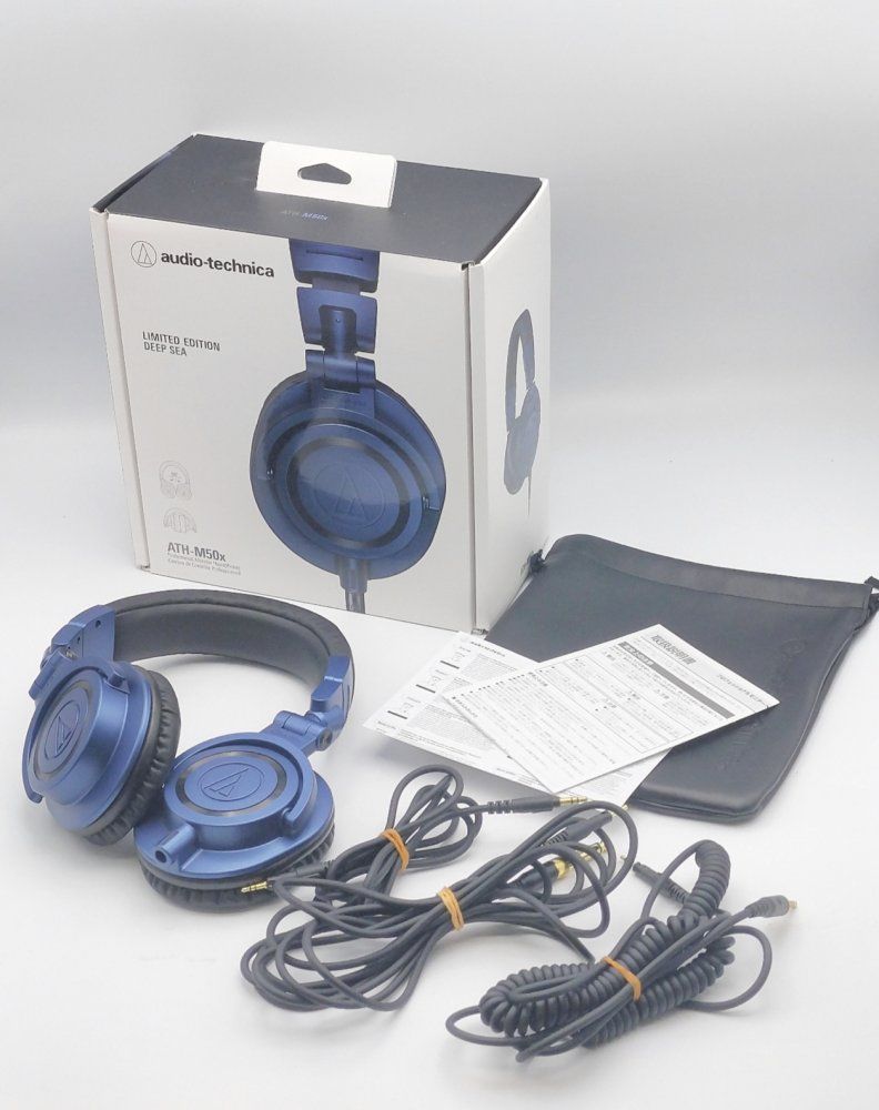 オーディオテクニカ プロフェッショナルモニターヘッドホン ATH-M50xDS カラー ディープシー ATH-M50x DS