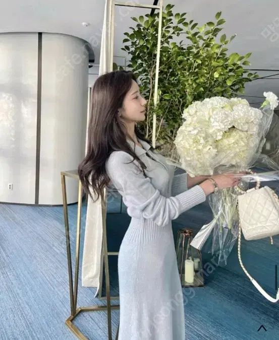 mimiwor パイナップル ウール カラ ONE PIECE