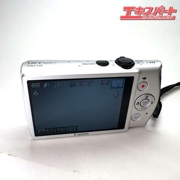美品】Canon IXY 600F PC1676 シルバー 本体+充電器+バッテリー1