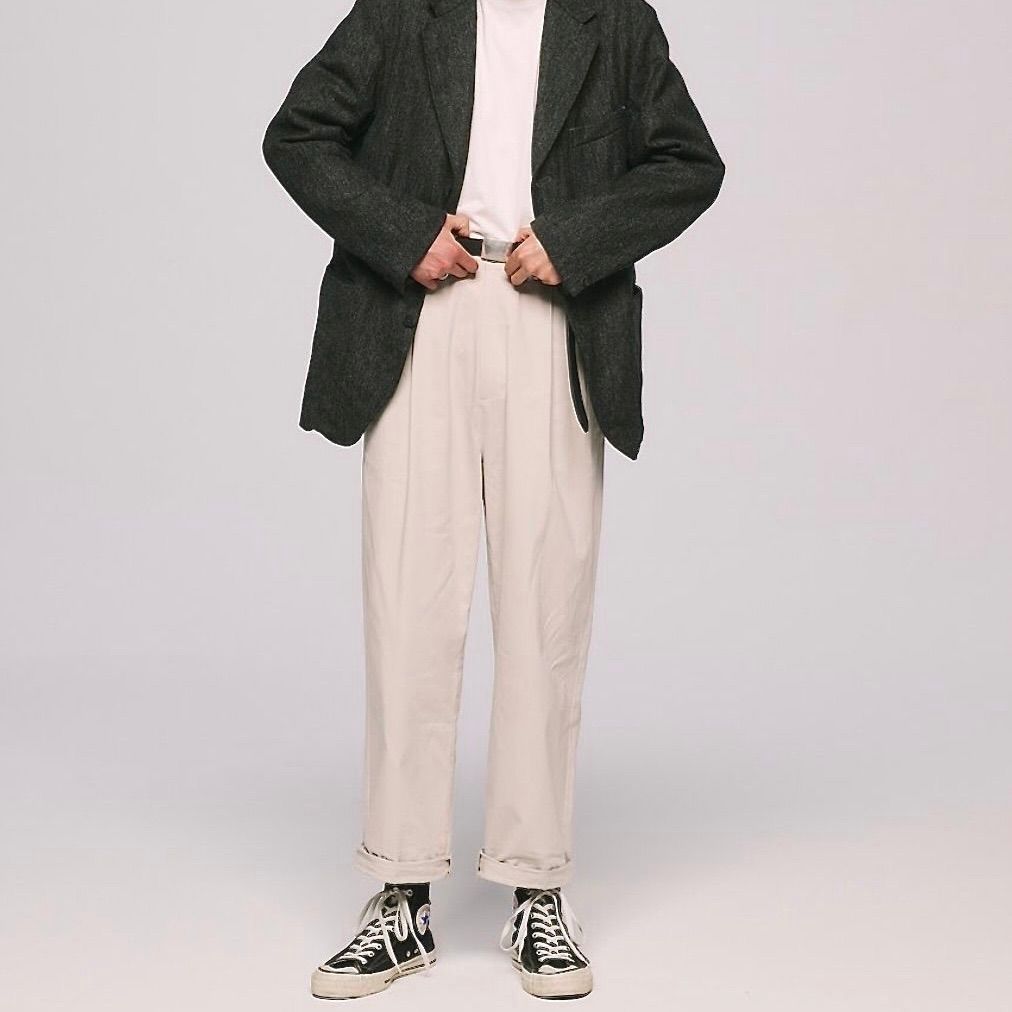 A.PRESSE アプレッセ 22AW Chino Trousers 2タックチノワイドパンツ 22AAP-04-06H - メルカリ