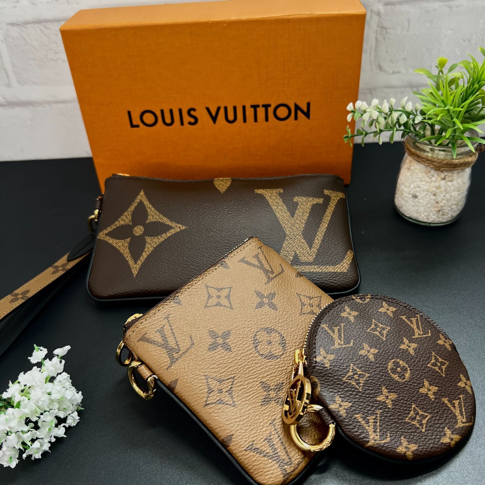 NNNです！　ルイヴィトン　ポシェット　トリオ　ポーチ　モノグラム LOUIS VUITTON／ルイヴィトン ポシェット・トリオ モノグラム