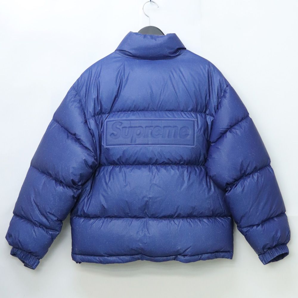 SUPREME DOWN JACKET ブルー Mサイズ