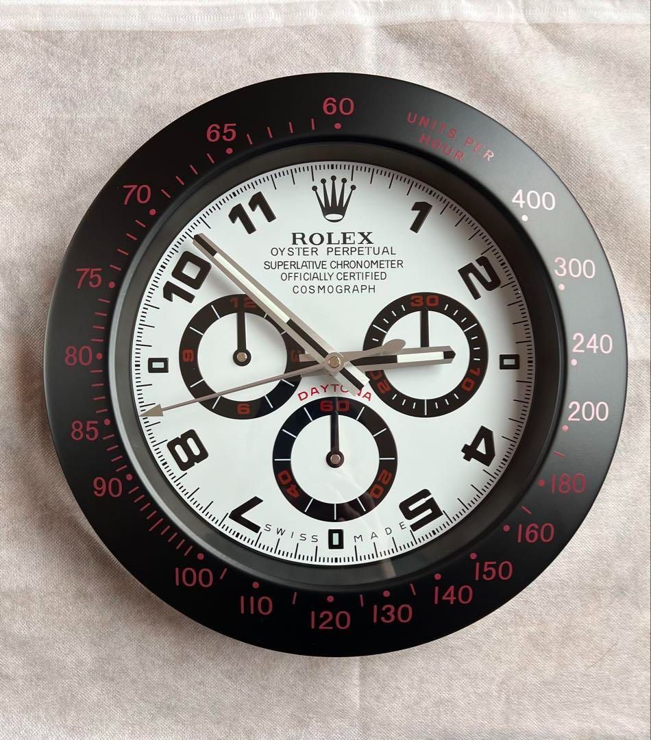 海外販促品 新品ROLEXロレックス 掛け時計 コスモグラフ デイトナ