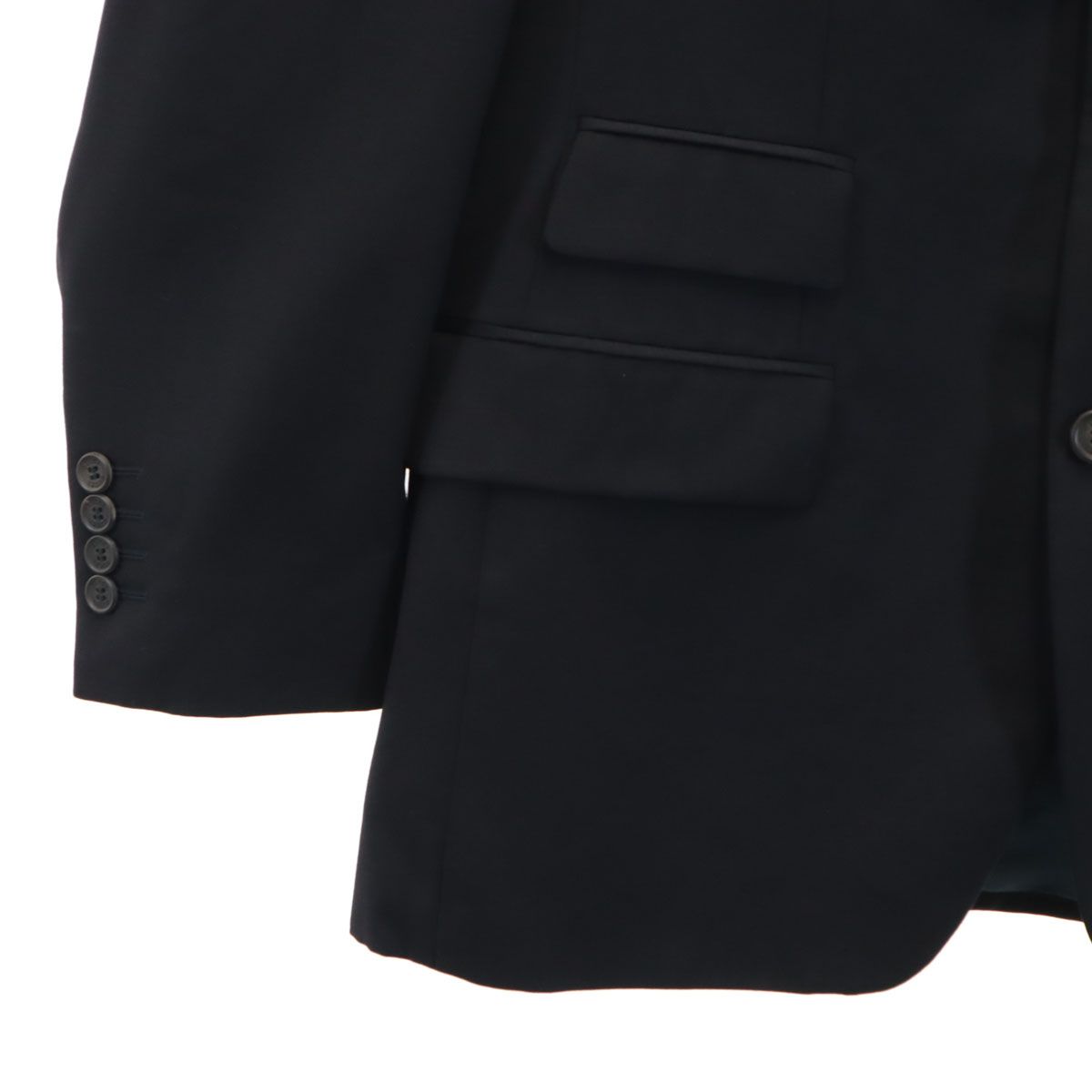 GUCCI グッチ スーツ 上下 セットアップ 48 ブラック メンズ 古着