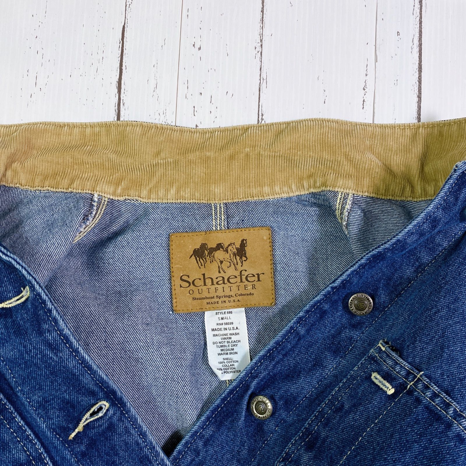Schaefer OUTFITTER USA製 シェーファー ウエスタンベスト Schaefer Outfitter Western Ranch Wear