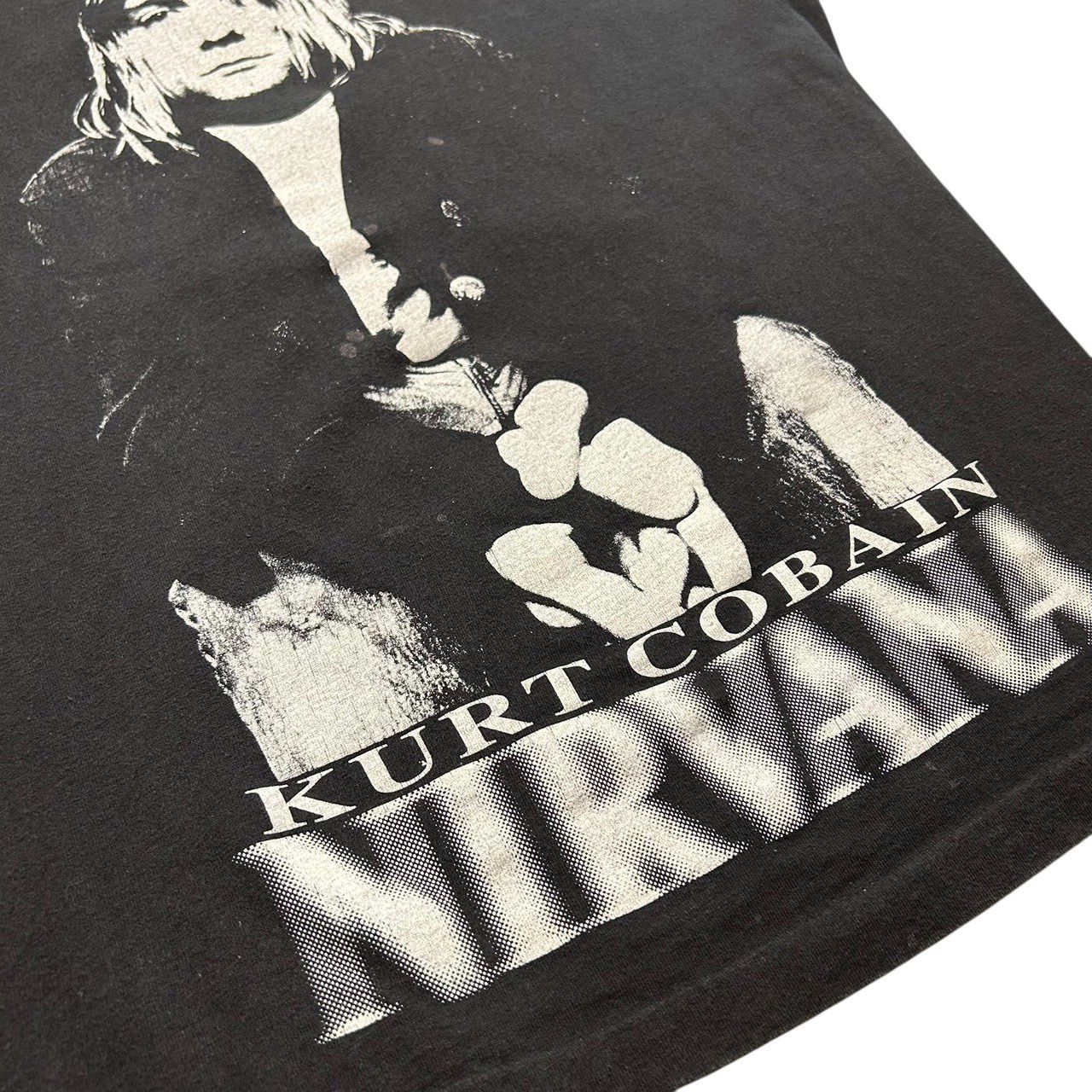 90s ビンテージ KURT COBAIN 両面プリント バンド Tシャツ
