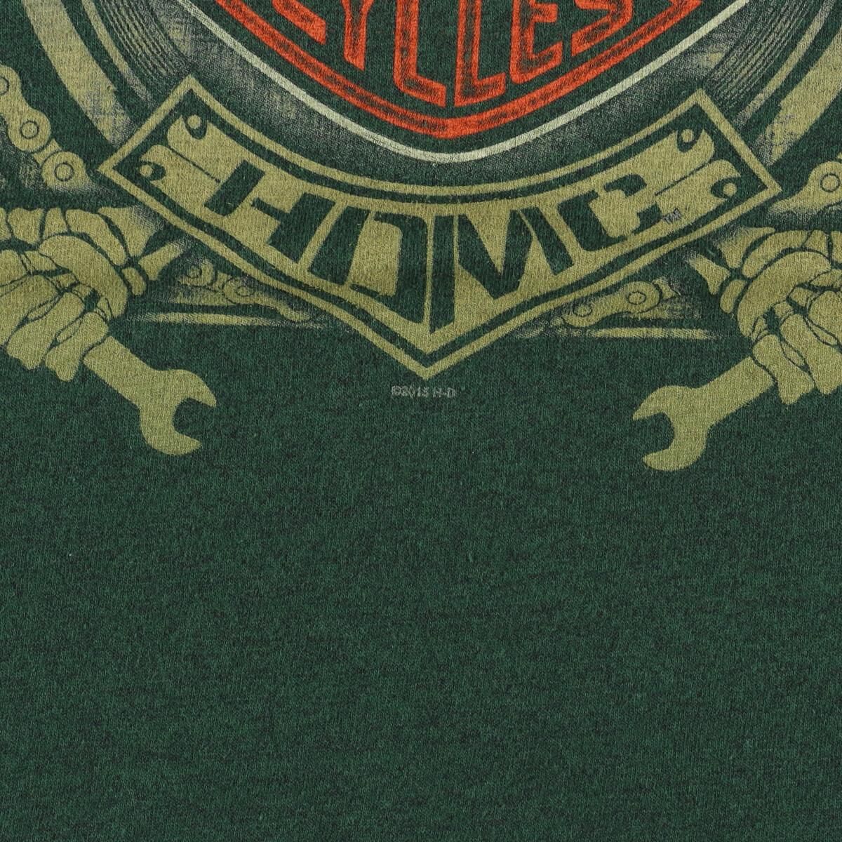 ハーレーダビッドソン Harley-Davidson 骸骨柄 モーターサイクル バイクTシャツ メンズXXL /eaa355117