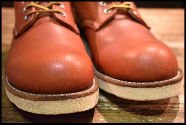 極美品 レッドウィング 8166 9Ｄ 27cm 10年 RED WING(レッドウィング) ブーツ8166 8166 レッド サイズ 25.5