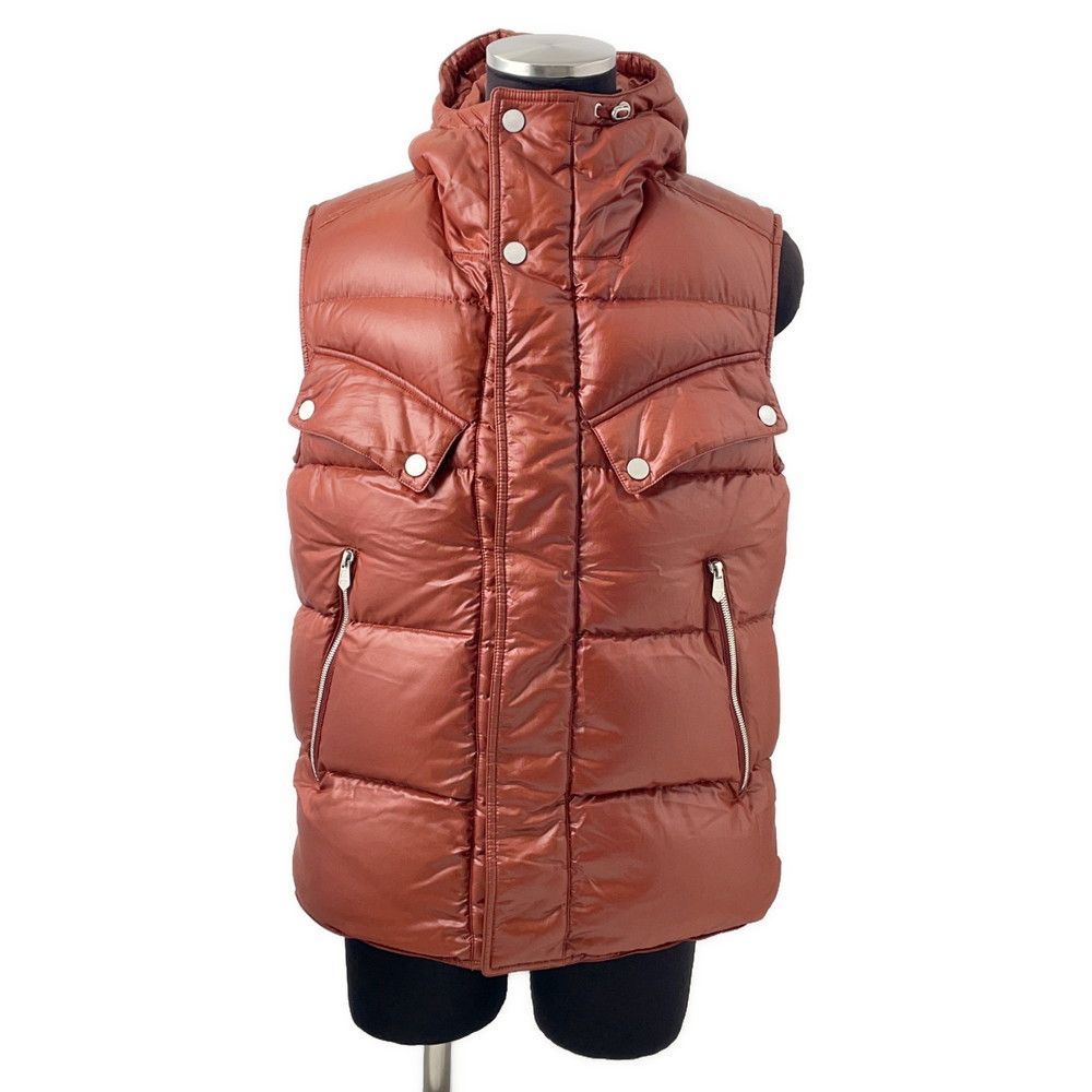 エルメス ダウンベスト ナイロン フード付き メンズサイズ44 HERMES アウター