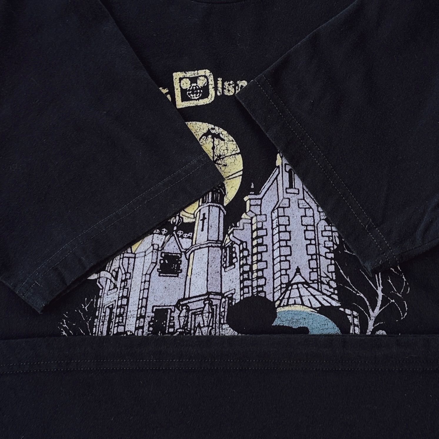 9*a様 ディズニー ヴィンテージ ホーンテッドマンション Tシャツ Lサイズ ミッキー ディズニー ホーンテッドマンション プリント Tシャツ