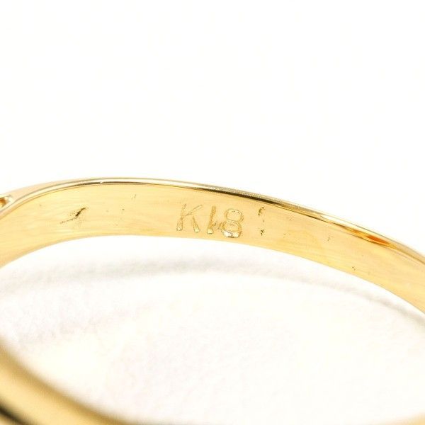 K18YG リング ring 指輪 11.5号 サンゴ 総重量約1.8g FORTGASGNV_COM_BR