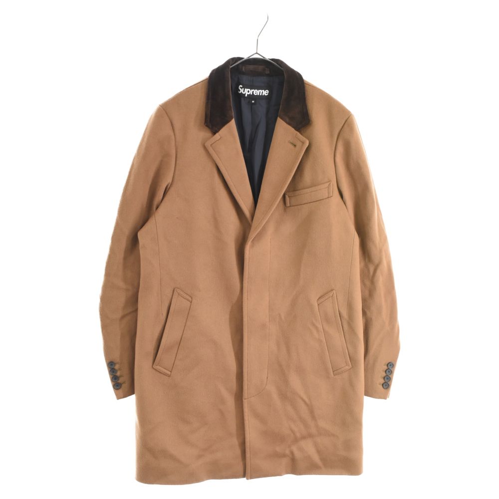 SUPREME (シュプリーム) 17AW Loro Piana Wool Overcoat ロロピアーナ ウールチェスターコート ベージュ -  メルカリ