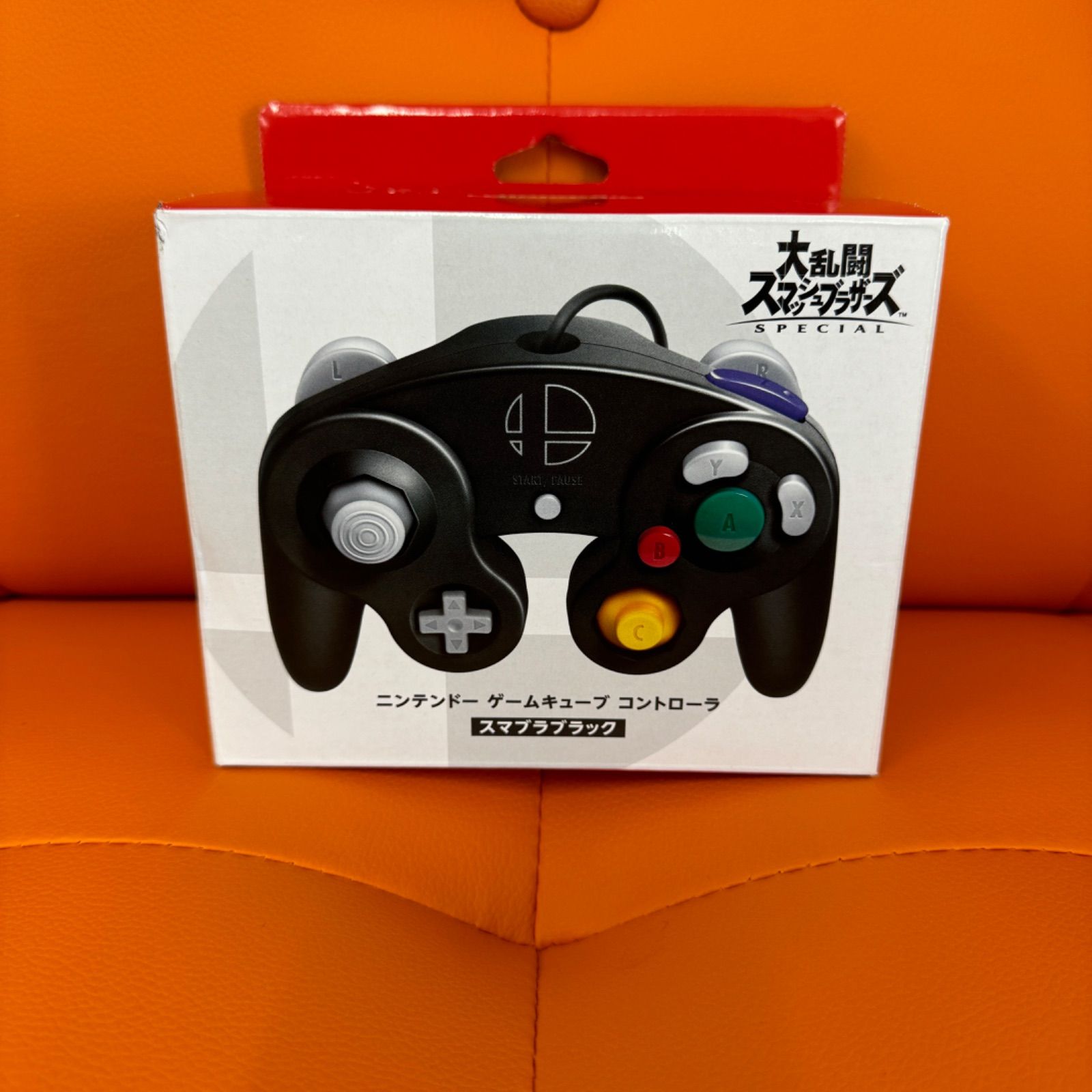 新品未開封 わかし ゲームキューブコントローラ （スマブラブラック）