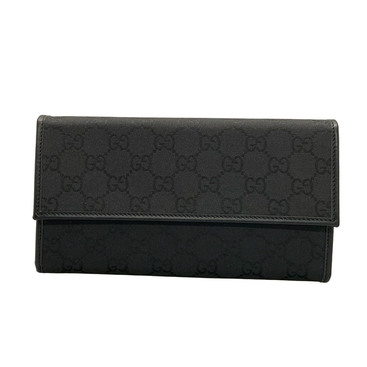 GUCCI グッチ 長財布 GG柄 257303 黒 レザー