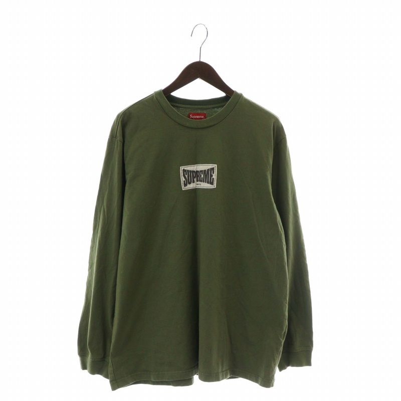 SUPREME シュプリーム★Woven Labelロゴ長袖Tシャツ シュプリーム SUPREME 20AW Woven Label L/S Tシャツ カットソー