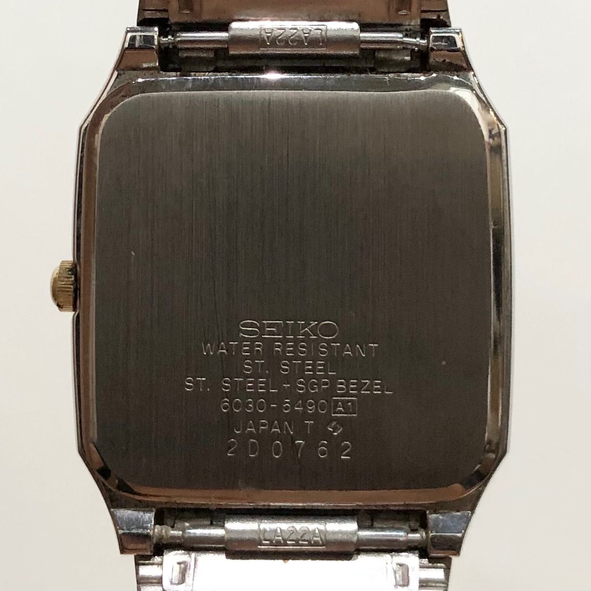810 セイコー 腕時計 クォーツ 6030-5490 2D0762 SEIKO QUARTZ ST 