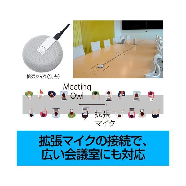 ソースネクストMeeting Owl 3 拡張マイク EXM100 0000338760 1台