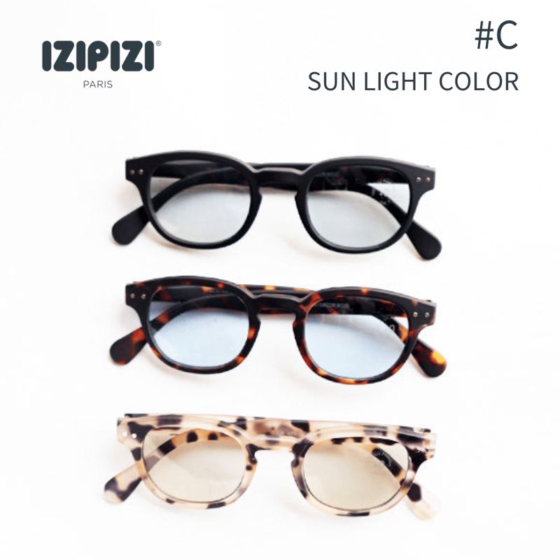 【 IZIPIZI 】#C SUN LIGHT COLOR / イジピジ　サングラス