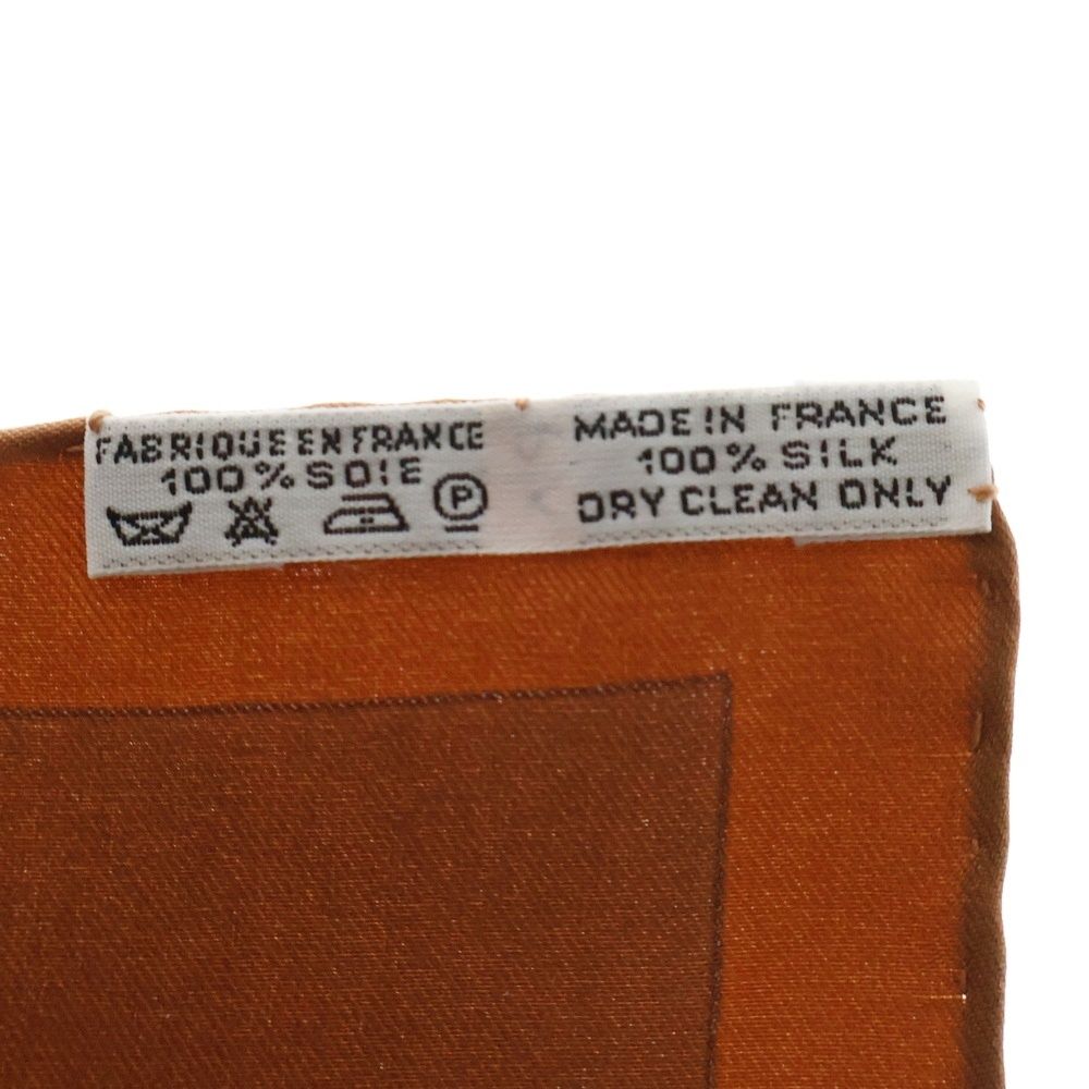 HERMES (エルメス) カレ90 砂漠のアクセサリー スカーフ ブラウン