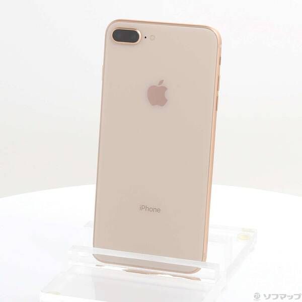 中古品〕 iPhone8 Plus 256GB ゴールド MQ9Q2J／A SIMフリー【295