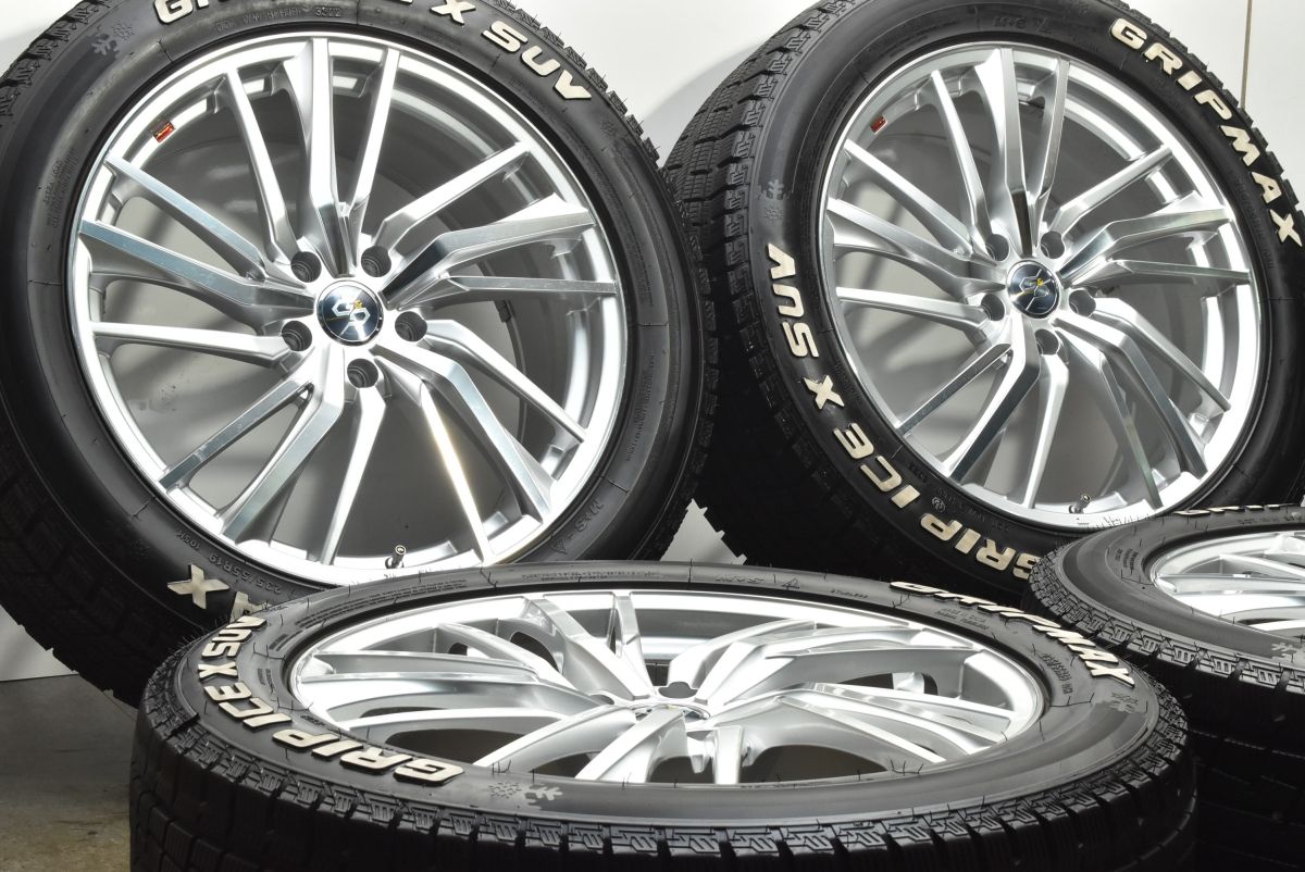 バリ溝 プレミックス ドルチェ 19in 8J 48 PCD114.3 GRIPMAX GRIP ICE X SUV 235|55R19 CX-60 CX-80 アリア レガシィアウトバック