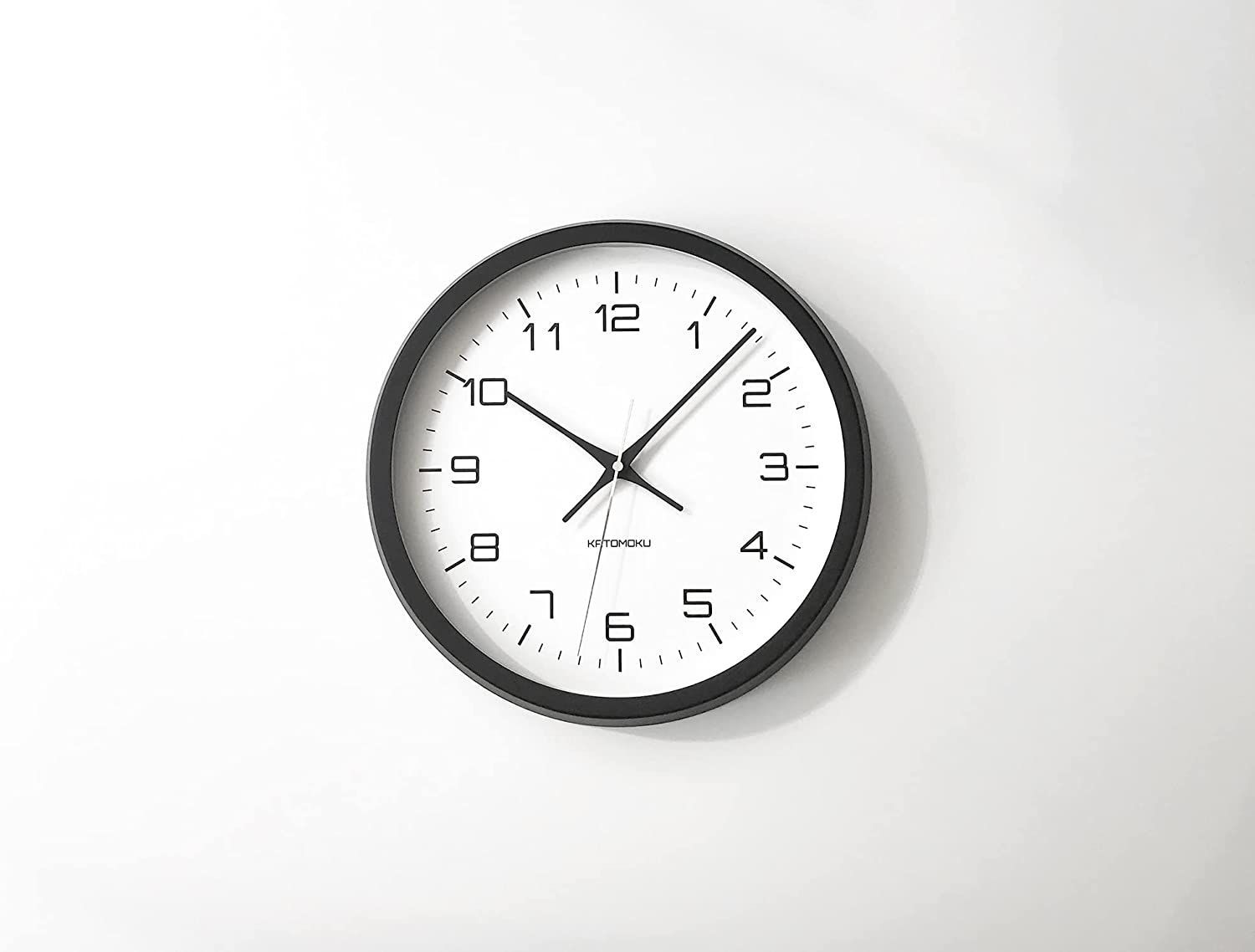 特価商品】KATOMOKU plywood wall clock 7 ブラック www