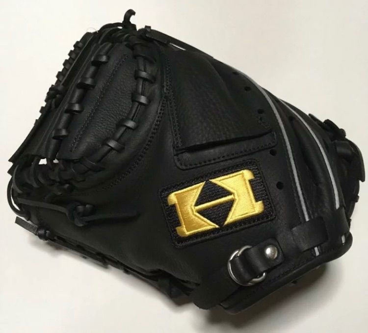 稀少左投げ 左利き用キャッチャーミット 特注| オーダー ハイゴールド 軟式 捕手用グローブ キャッチャーミット 野球用品| 野球グローブ
