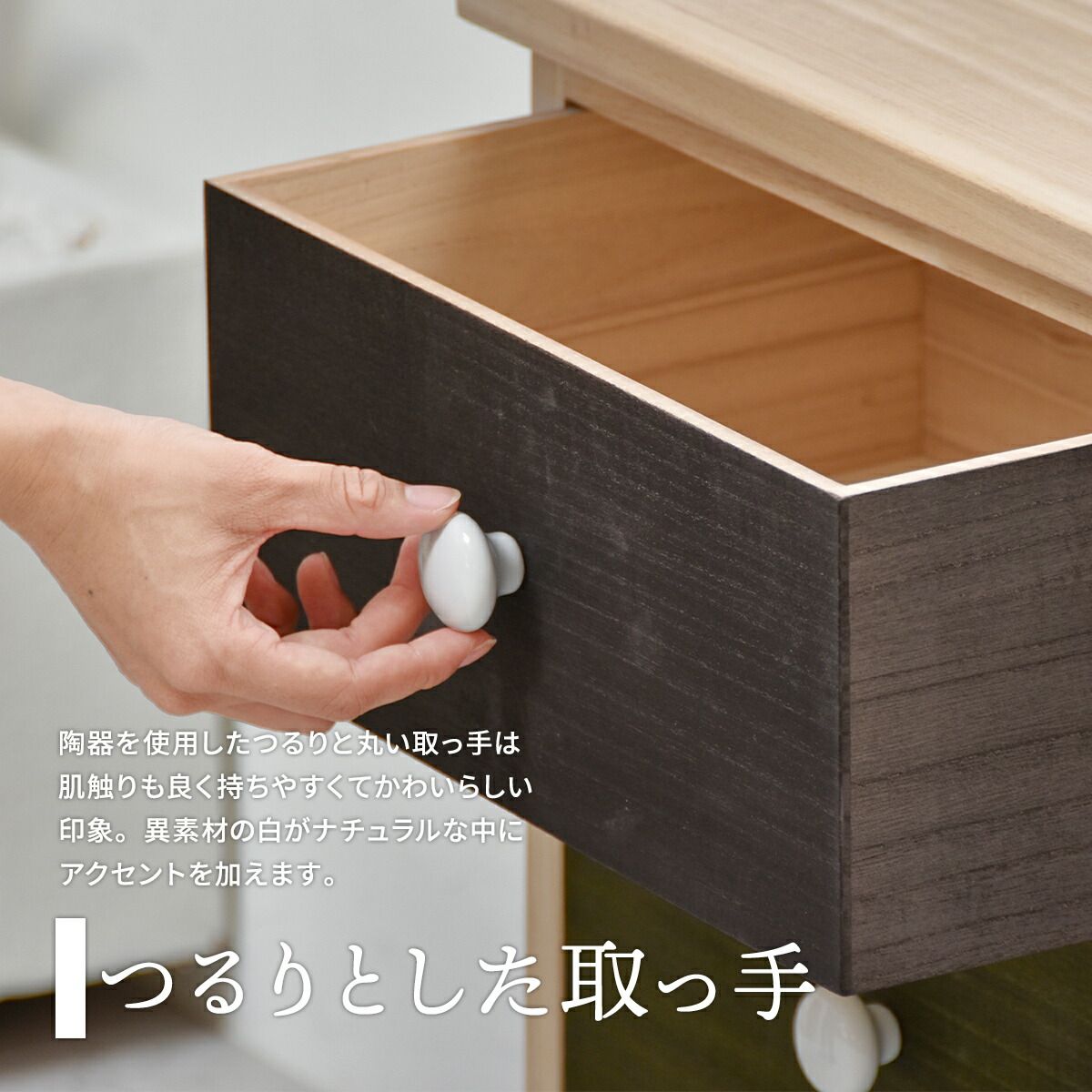 ♡西洋風花柄ペイントの木製チェスト 3段♡ カラフルチェスト3段 チェスト 収納 桐 北欧 おしゃれ 3段