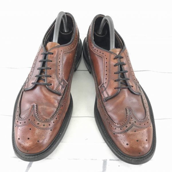 80s-90s?/Vintage☆USA製☆クラウンインペリアル☆本革ウイングチップ