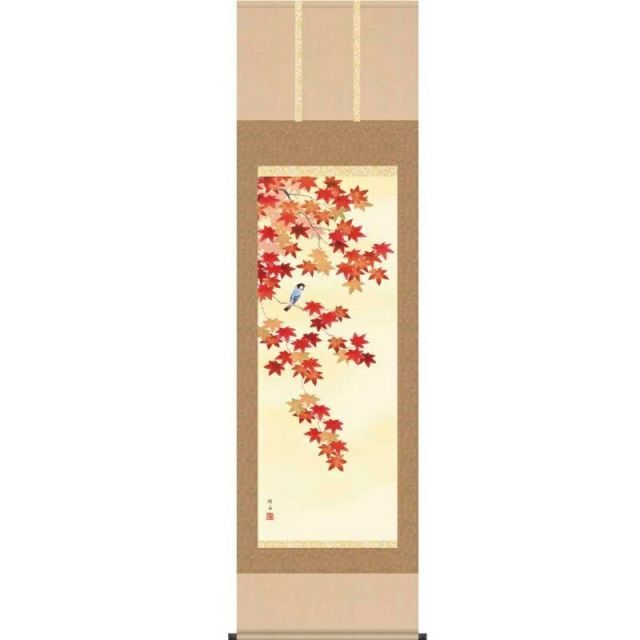 種類2：春夏秋冬 4幅セット 掛軸 【四季花鳥】 長江桂舟 尺五