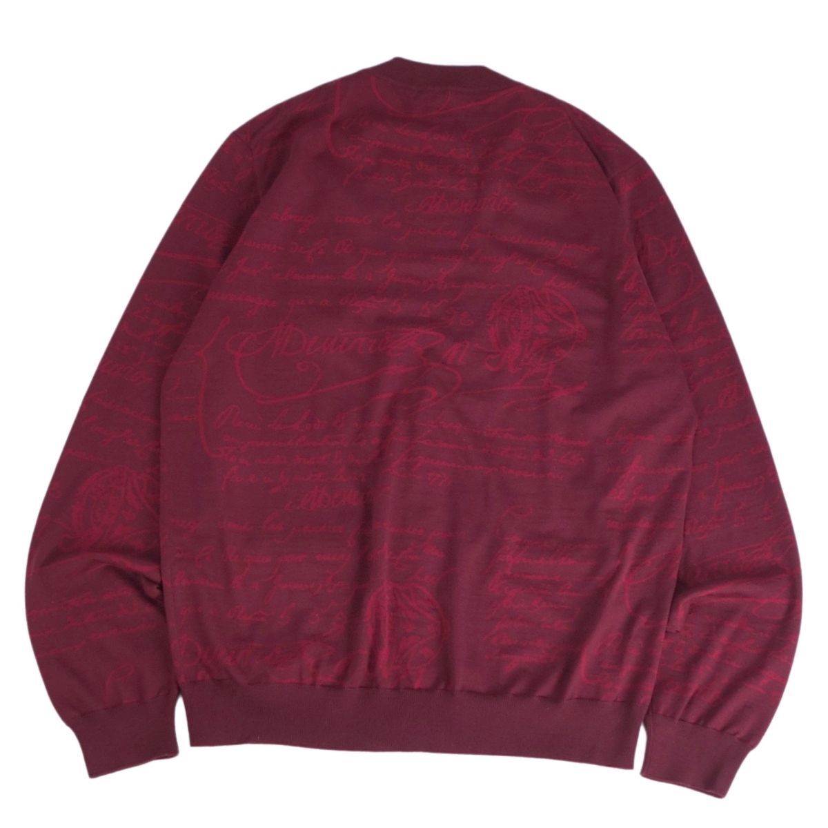 【極美品】ベルルッティ　24AW スクリットピケ　カーディガン　カリグラフィー BERLUTI - 【極美品】ベルルッティ 24AW スクリットピケ