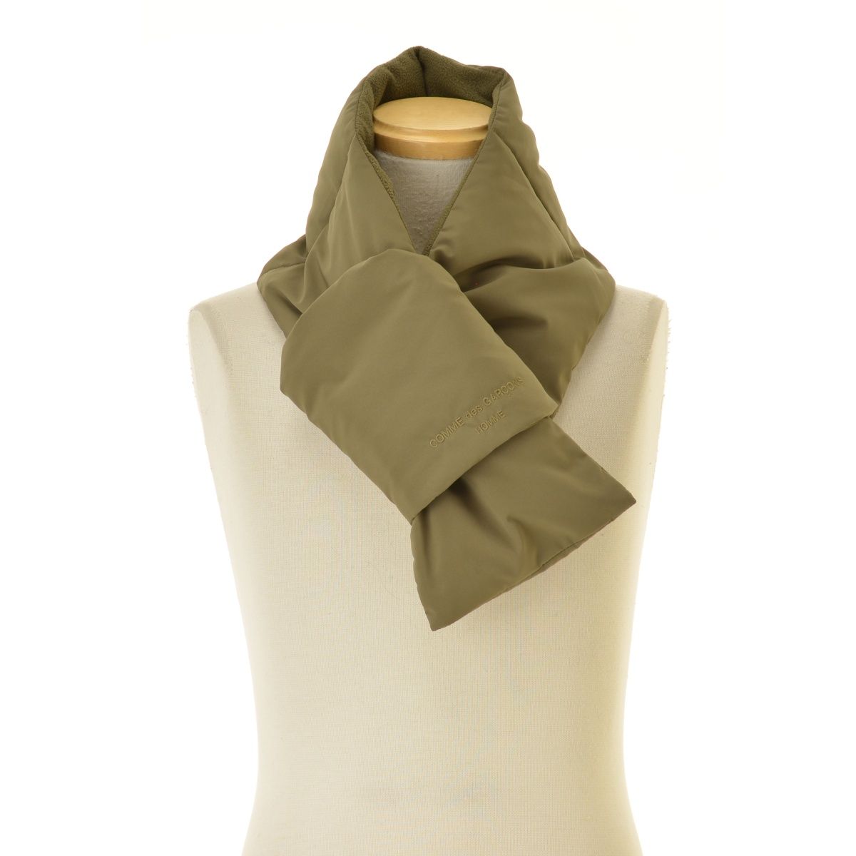【COMMEdesGARCONSHOMME】HN-K401 paddet scarf ダウンマフラー