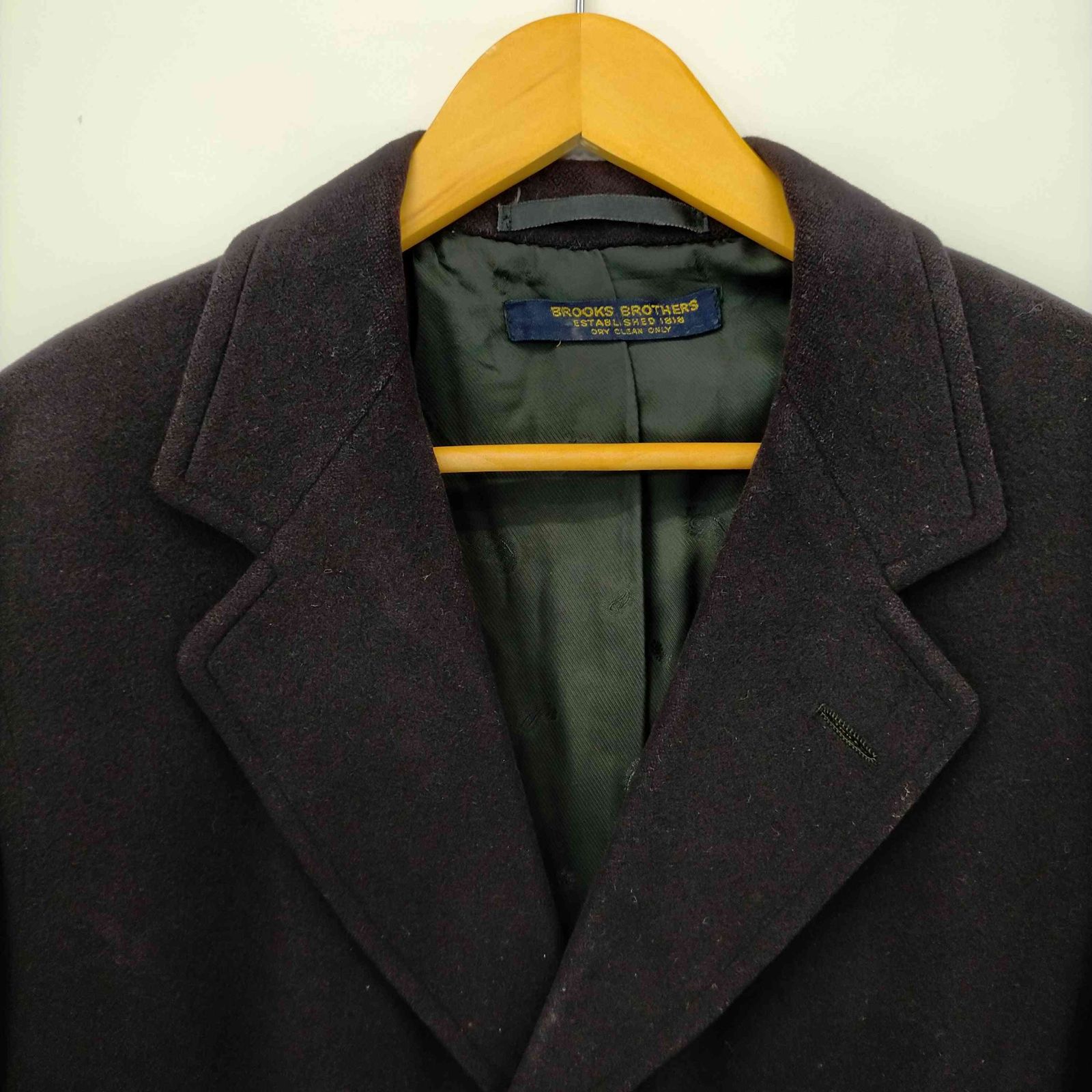 ブルックスブラザーズ BROOKS BROTHERS 80S ウールロングコート メンズ