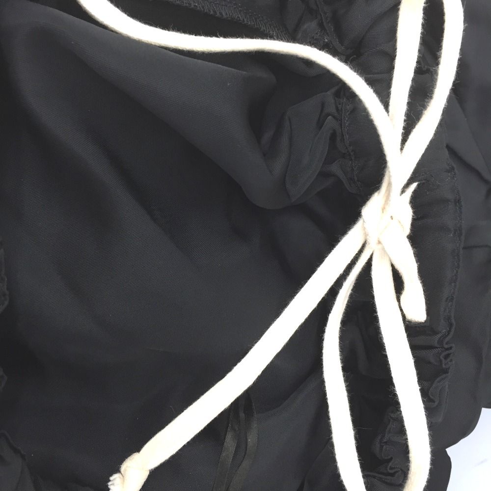 △△BLACK COMME des GARCONS AD2016 変形横ひだボリュームスカート XS  