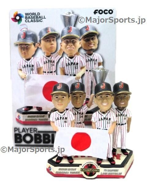 MS】大谷翔平+侍ジャパン 2023年WBC優勝 祝勝 ボブルヘッド人形 ダルビッシュ 吉田 ヌートバー 96個限定版 バブルヘッド 首振り人形 -  ジャパン公式オンライン